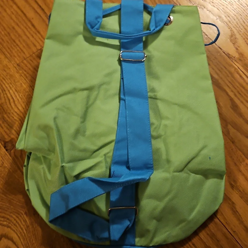 Trinidad & Tobago Green Drawstring Bag New Fish Tropical Backpack - Picture 6 of 8